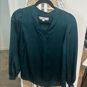 LOFT Women's Teal Blouse